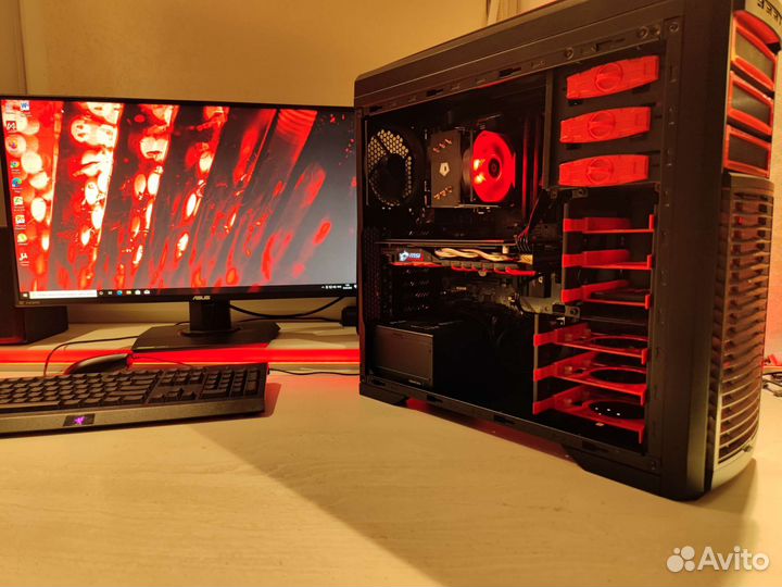 Red devil системник r5 3600+gtx1080+16gb+ssd