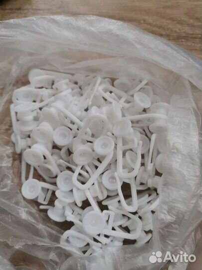 Крючок для шины, белый 59 шт