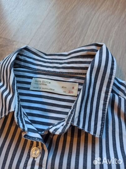 Рубашки для девочки Zara и Mango 110