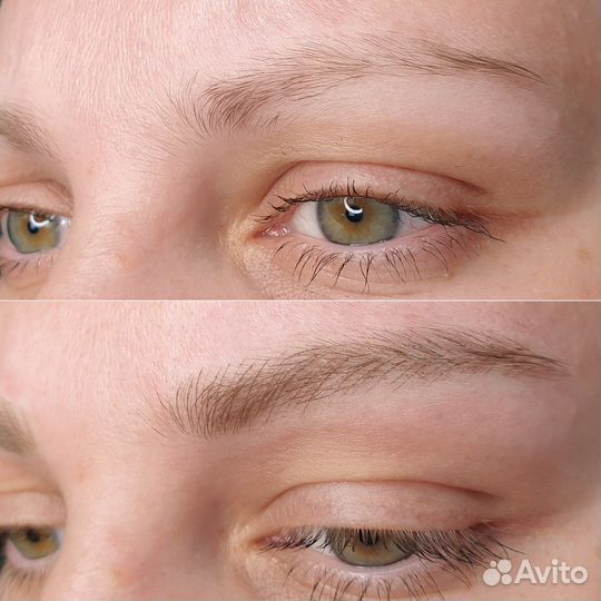 Наращивание ресниц, Перманентный макияж, Брови