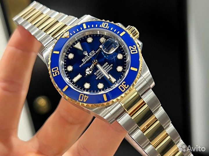 Часы Rolex Submariner blue dial 126613