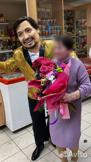 Ростовая кукла, поздравление Стас Михайлов