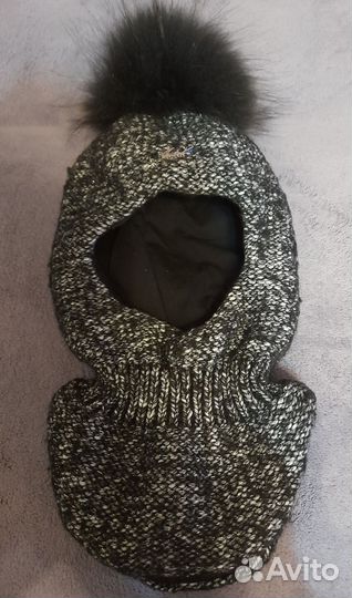 Шапка-шлем зимняя