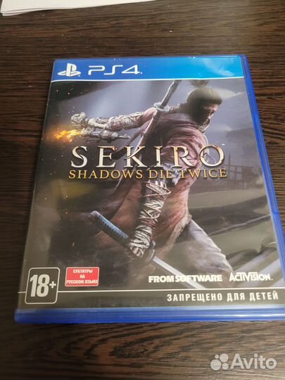 Sekiro shadows die twice ps4 диск