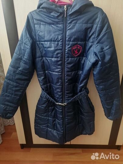 Пальто для девочки 140