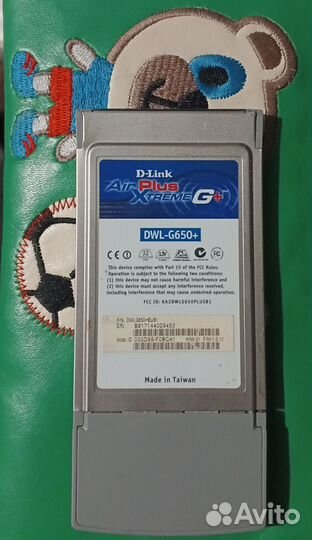 Wi-Fi адаптер D-Link DWL-G650+, pcmcia