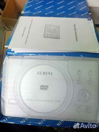 Портативный DVD Плеер Subini S-6232 D