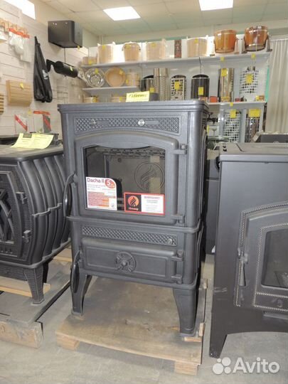 Печь-камин Dacha ll c варочной поверхностью