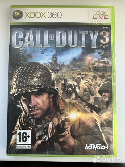 Call of Duty 3 Xbox 360 Лицензия