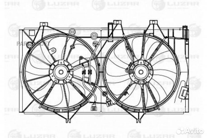 Вентилятор двигателя Toyota Camry (XV50) (11) 3.5i
