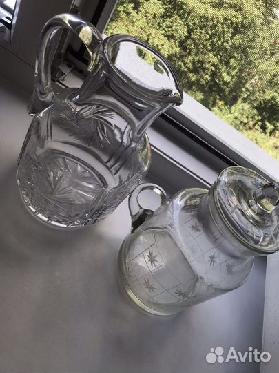 Кувшины хрусталь СССР