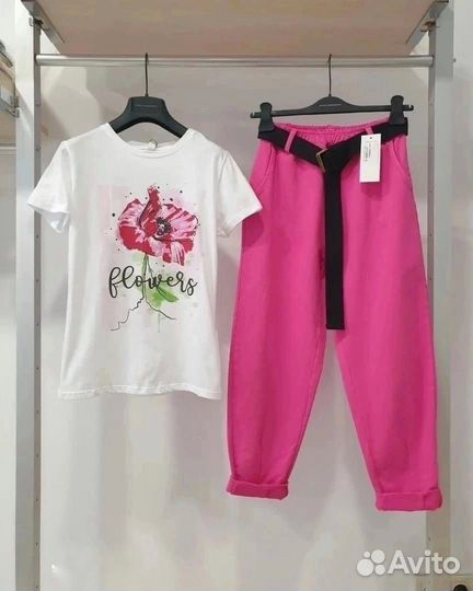 Брючный костюм женский летний