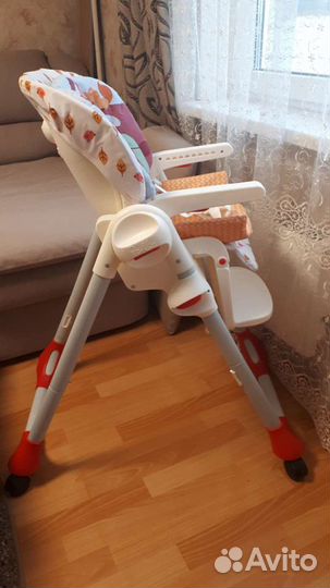 Детский стульчик для кормления chicco polly