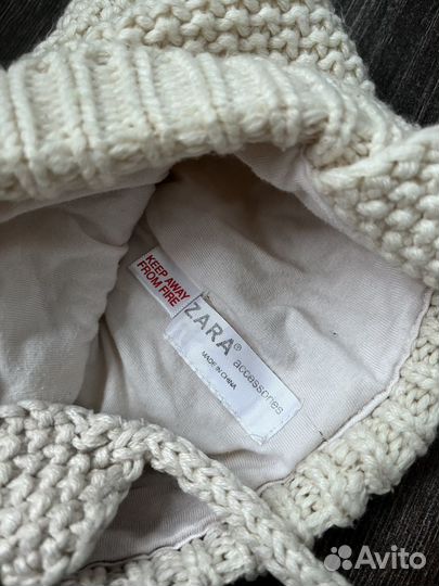 Комплект шапка, снуд и варежки