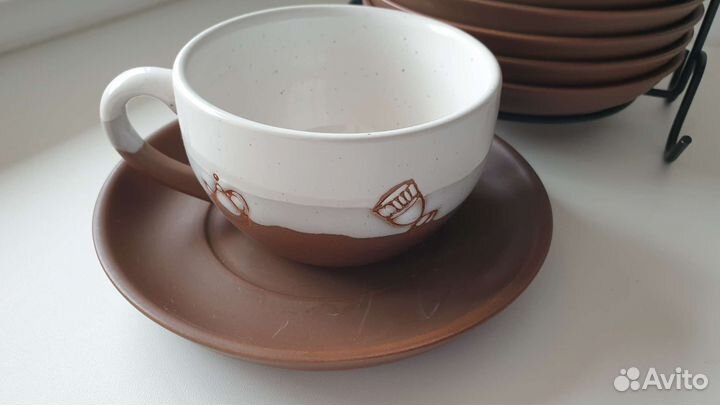 Набор чайно кофейный на подставке