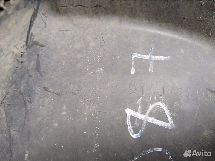 Защита арок (подкрылок) Volkswagen Jetta 5, 2007