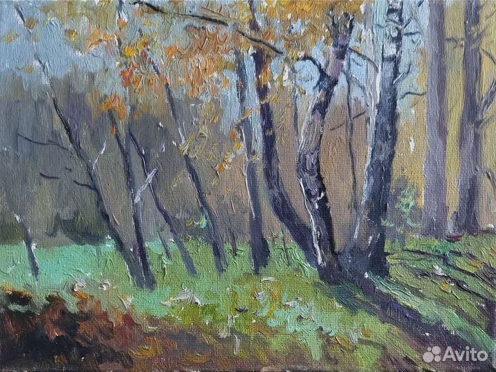 Этюд маслом на холсте