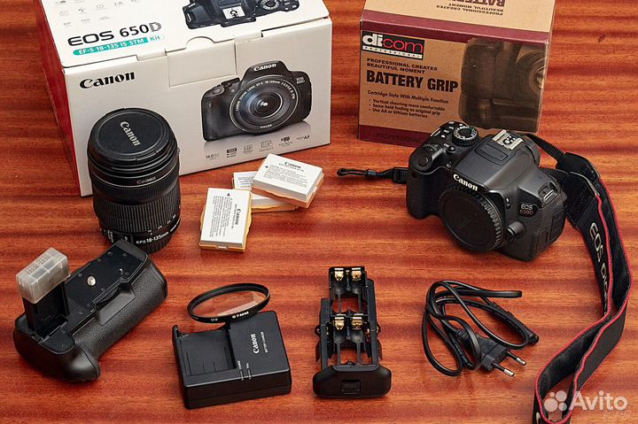 Зеркальный фотоаппарат canon 650d