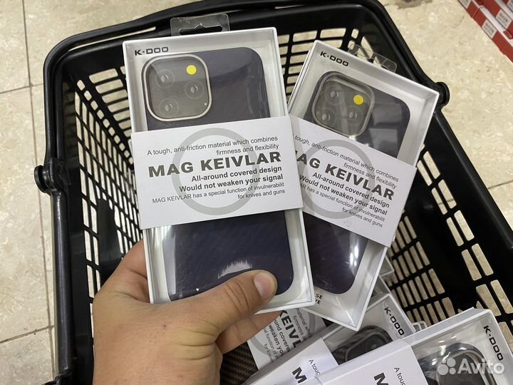 Чехол MagSafe на iPhone из Kevlar o kzdoo