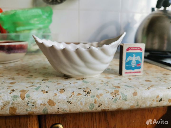 Вазочка,бокал и соусник керамика