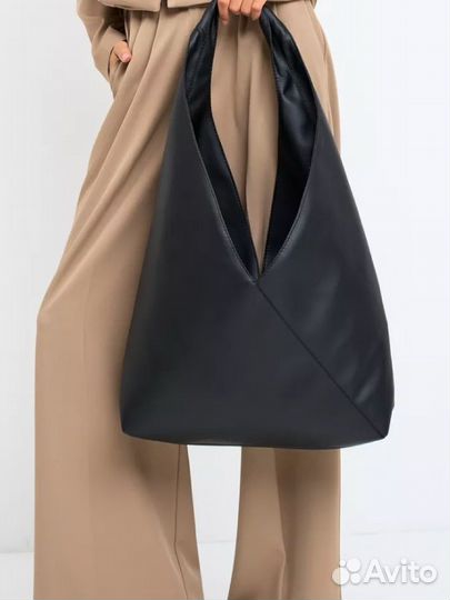 Сумка кожаная шопер