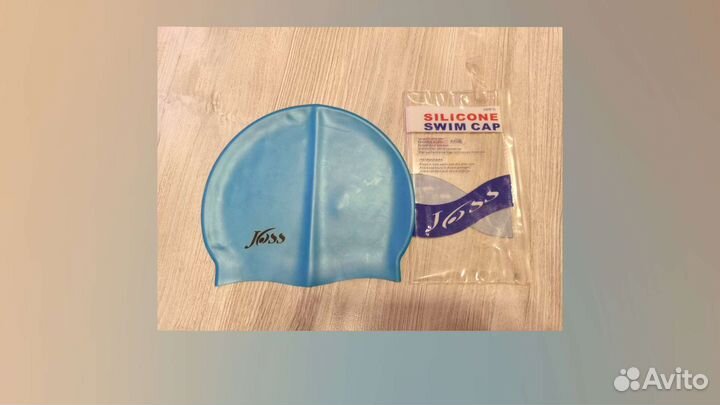 Шапочка для плавания бассейна силиконовая joss