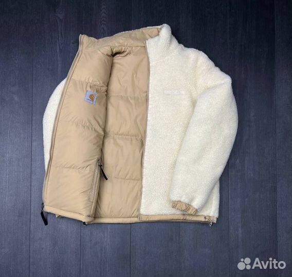 Куртка carhartt двухсторонняя барашка