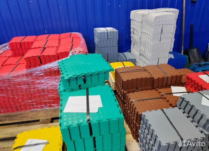 Модульная пвх плитка для склада