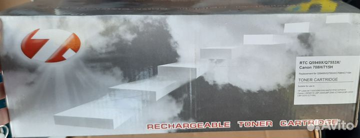 Черный тонер-картридж для принтеров