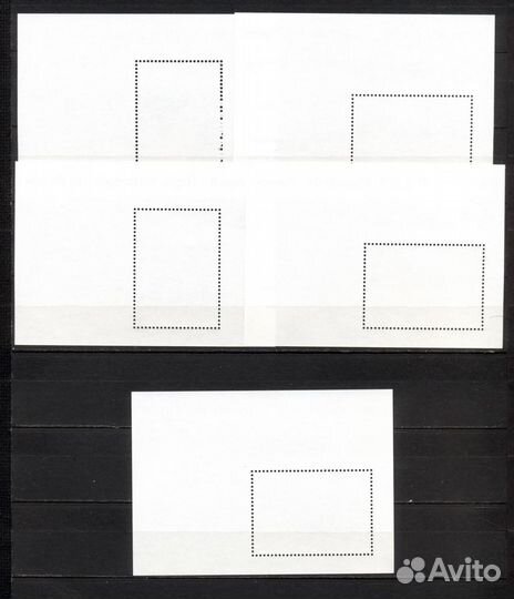 Mарки, блоки на тему 