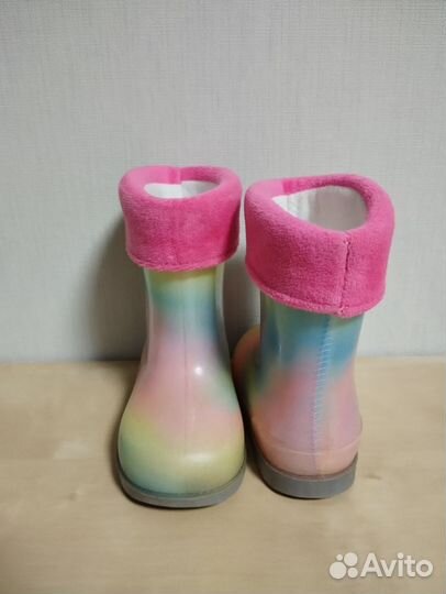Резиновые сапоги для девочки 22 размер