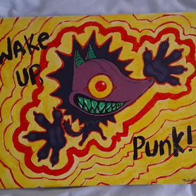 Картина "Wake up, punk"