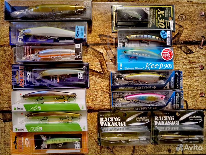 Японские воблеры OSP, deps, Evergreen