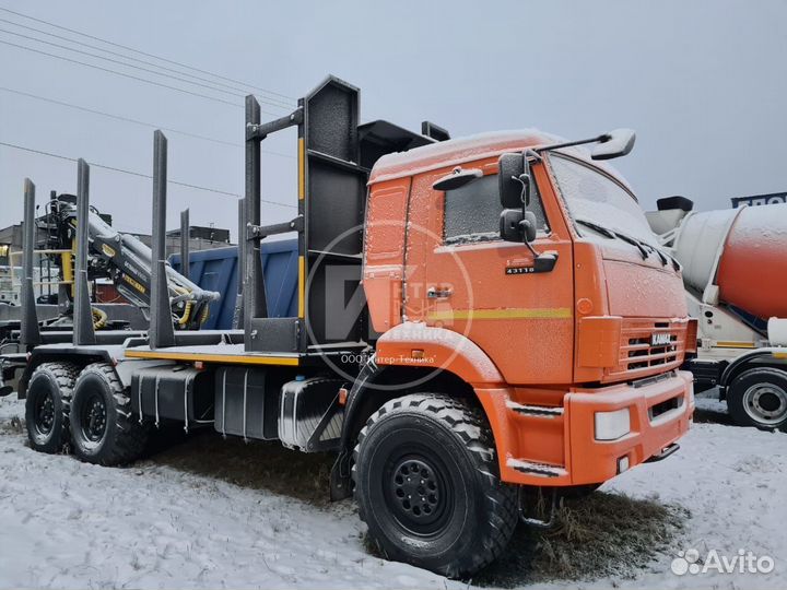 Лесовоз (сортиментовоз) КАМАЗ 43118 с КМУ Велмаш-С, 2024