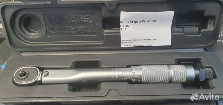 Динамометрический ключ 2-24 HM 270мм квадрат 1/4