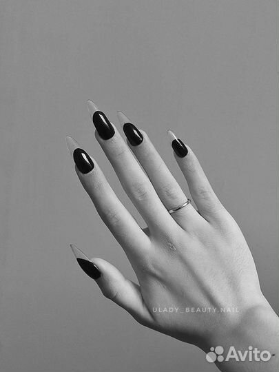 Маникюр гель-лак наращивание