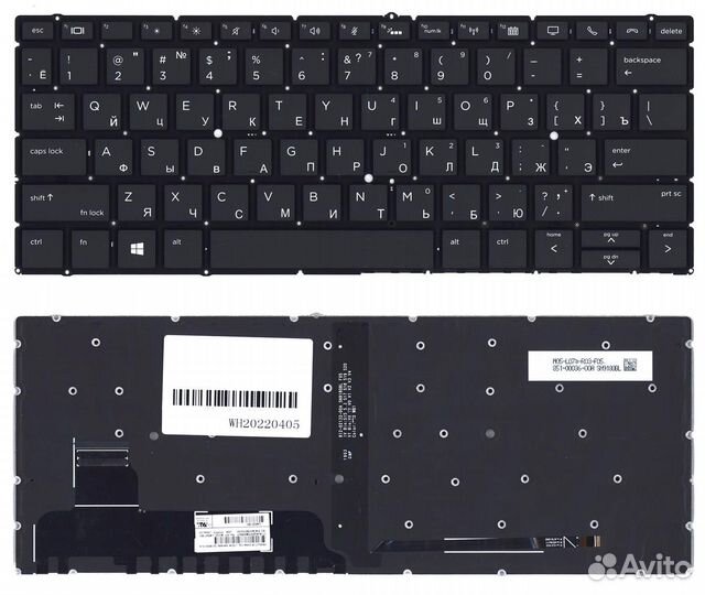 Клавиатура для ноутбука HP EliteBook x360 830 G5 ч