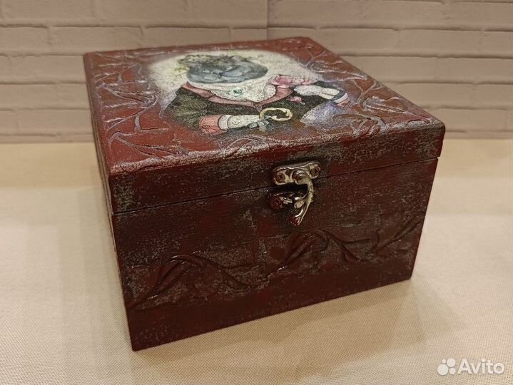 Шкатулка/коробка (декупаж) ручная работа