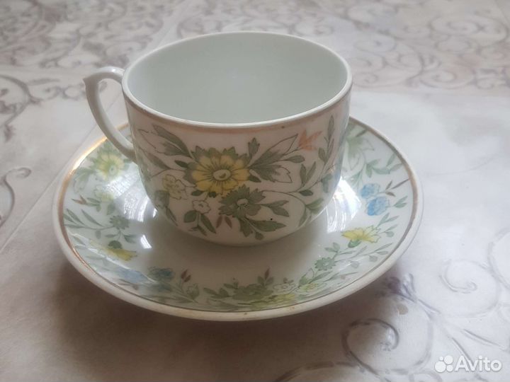 Чайная пара фарфор
