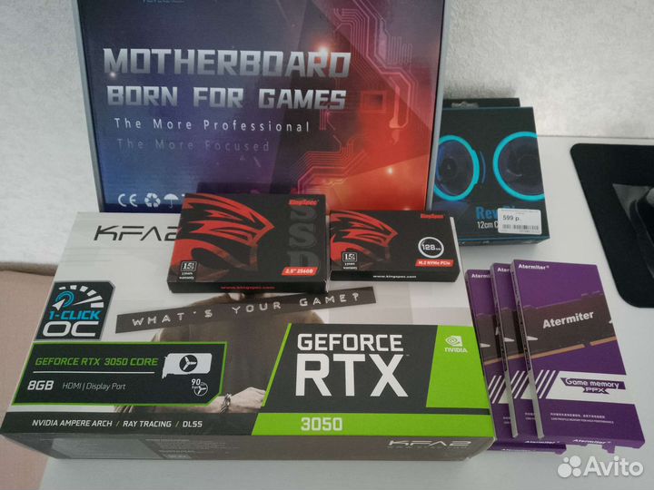 Игровой компьютер с RTX 3050