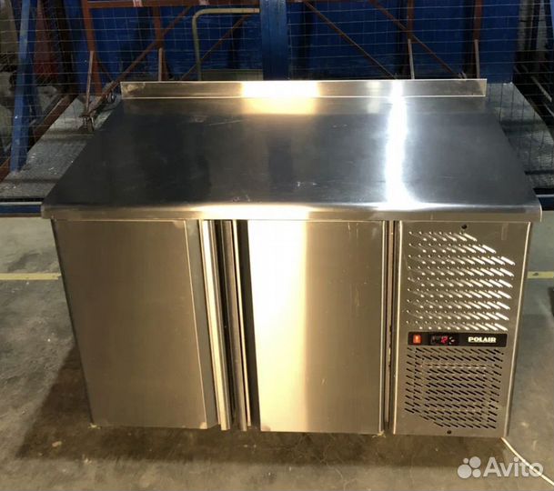 Стол холодильный Polair TM2-G с бортом (1200мм)