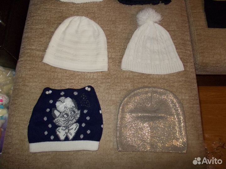 Шапки зима, осень-весна, комплекты, кепки с 4-8лет