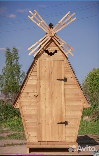 Дачный туалет с установкой