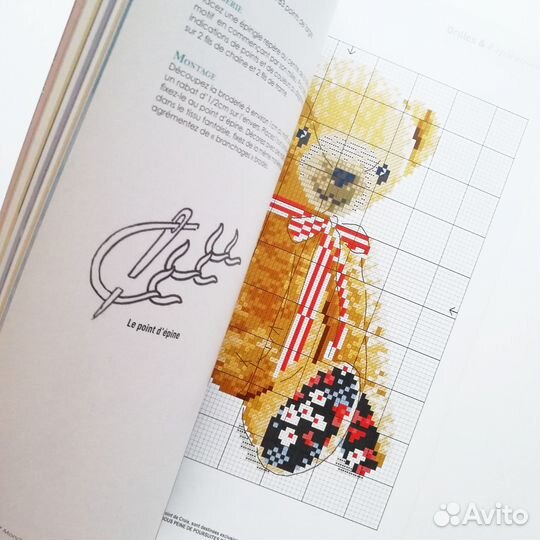 Французский журнал - вышивка крестиком - мишки