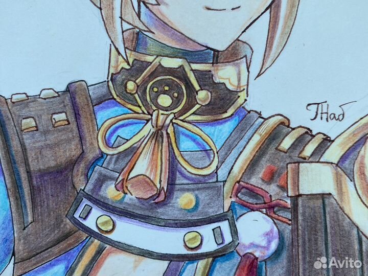 Манга аниме рисунок на заказ