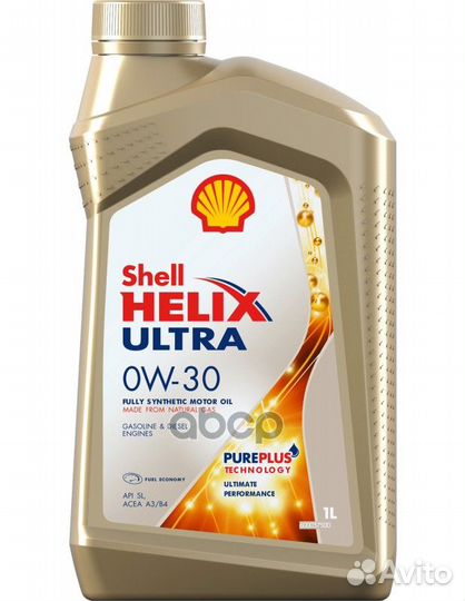 Shell Helix Ultra ECT C2/C3 SAE 0w30 1л Shell