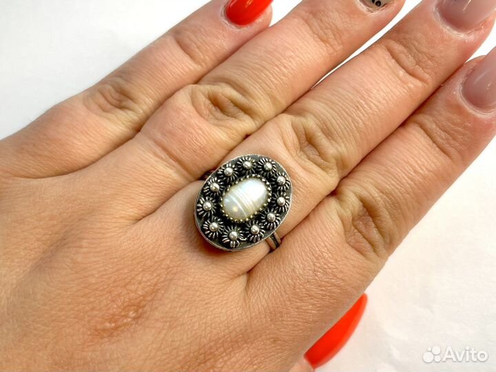 Серебряное кольцо винтаж