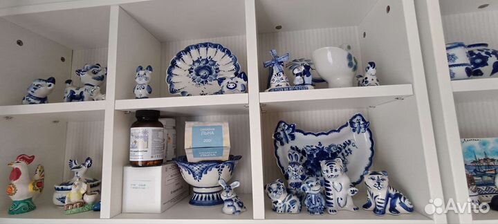 Посуда СССР гжель