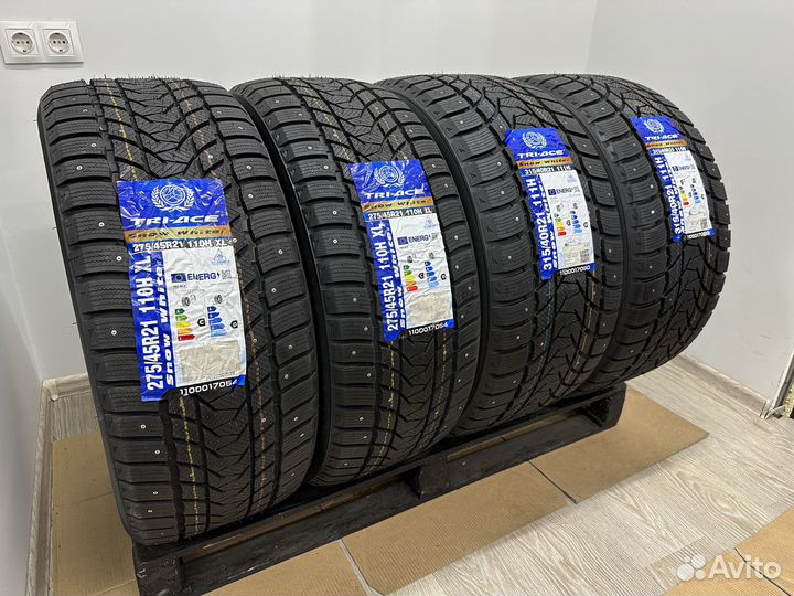 Tri Ace Snow White II Stud 275/45 R21 и 315/40 R21 110H