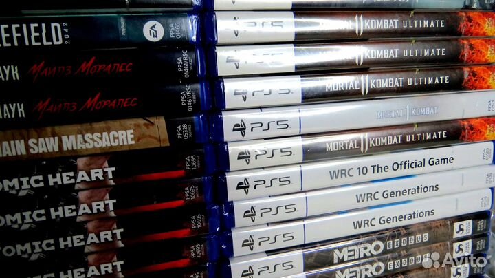 Игры на дисках для PS5